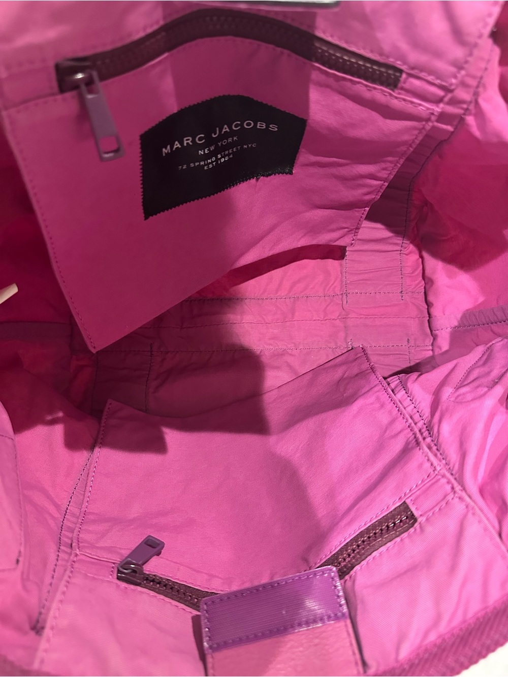 Rare 2017 MARC JACOBS Nylon Tote | Julie Verhoeven Collab Patches - Picture 11 of 16